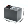 Wasserdichter 21700 60 V 40 Ah maßgeschneiderter E-Motorrad-Lithium-Akku für 500–2000 W Motor-Kit